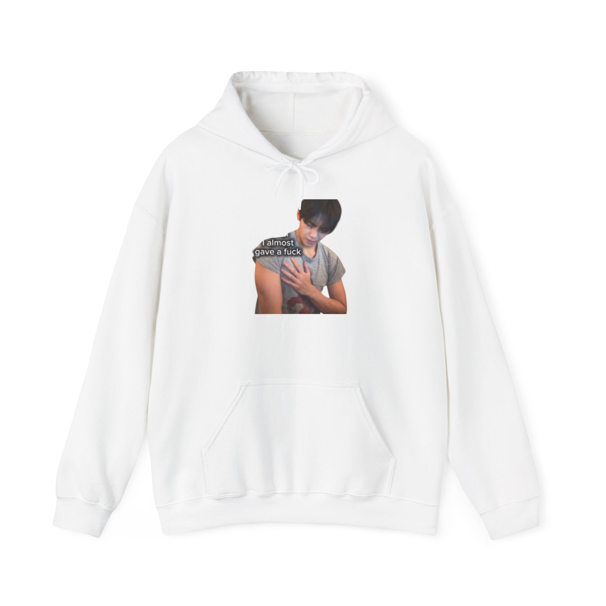 Hug Comfort Hoodie - 'Someone Else’s Jacket' Photo Graphic Sweatshirt