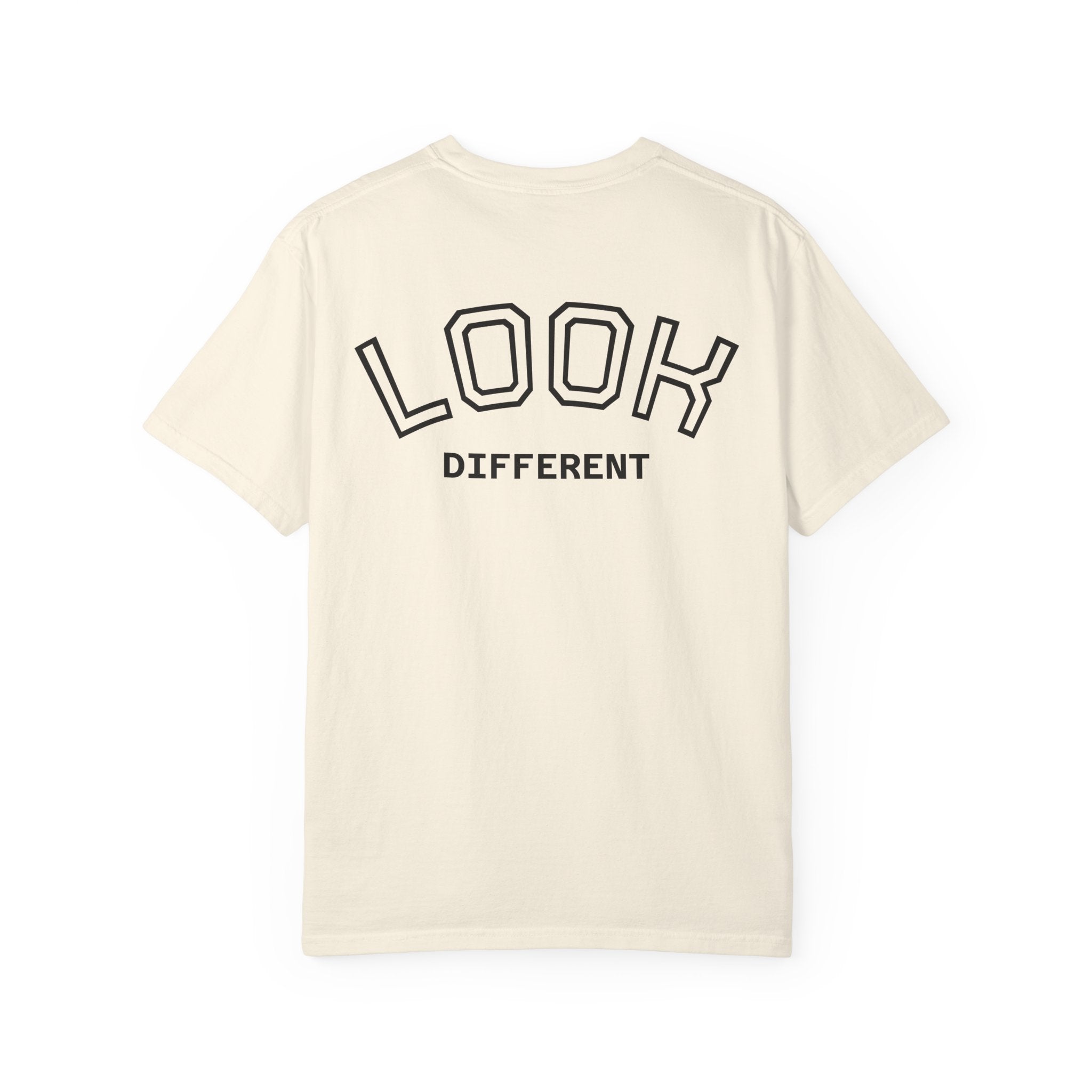 Cat Meme Graphic T-Shirt — "God knew I'd be too powerful if I had social skills" | Look Different Back Print