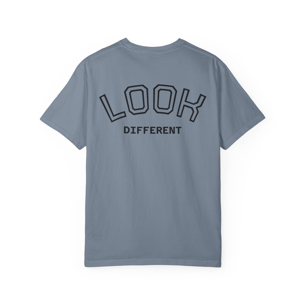 Cat Meme Graphic T-Shirt — "God knew I'd be too powerful if I had social skills" | Look Different Back Print