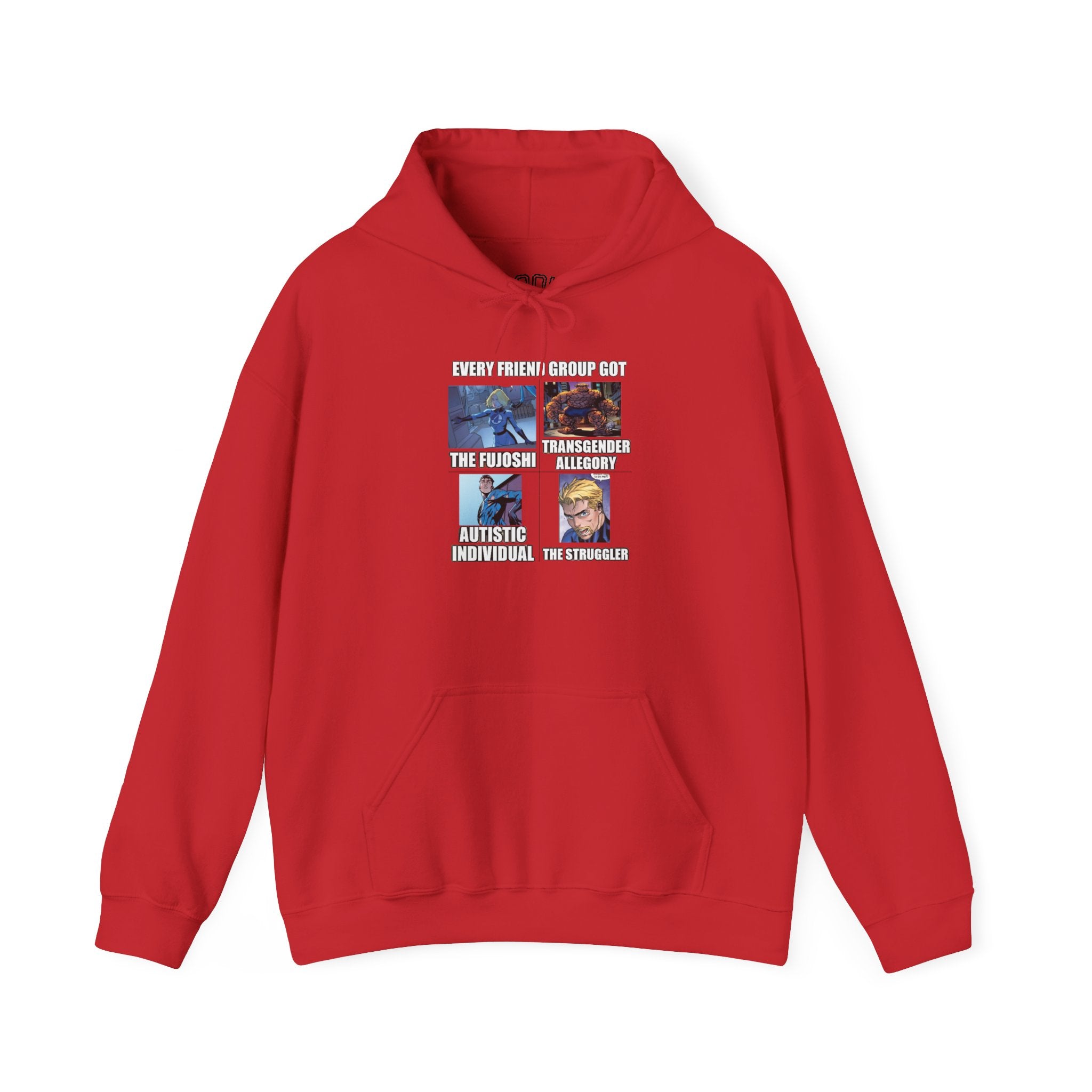 'Look Different' Graphic Hoodie — Vintage Collage Crewneck Sweatshirt