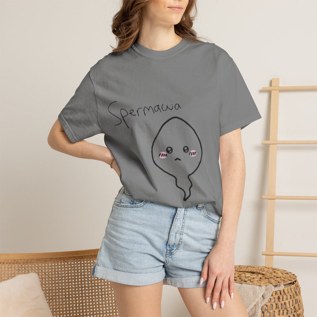 Graphic T-Shirt — Cute Kawaii Spermawa Front & “Look Different” Back
