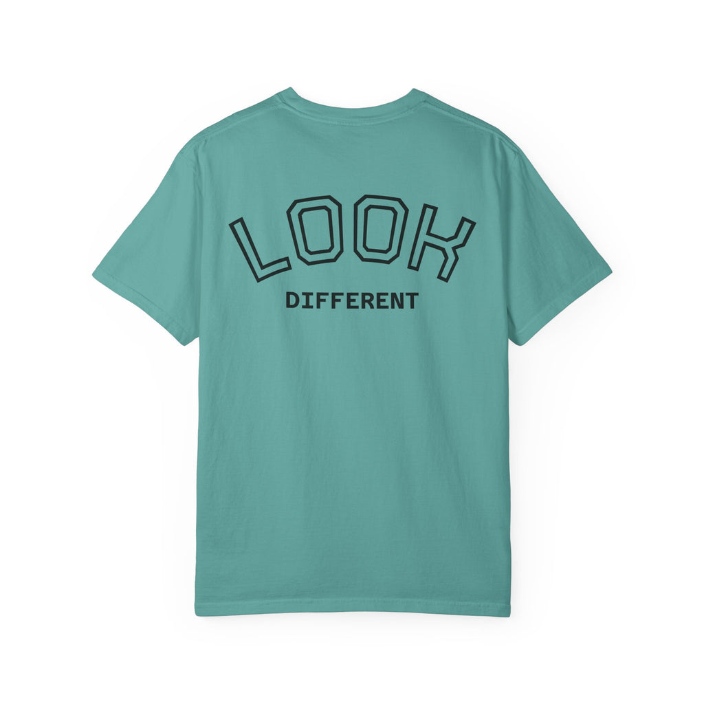 Cat Meme Graphic T-Shirt — "God knew I'd be too powerful if I had social skills" | Look Different Back Print