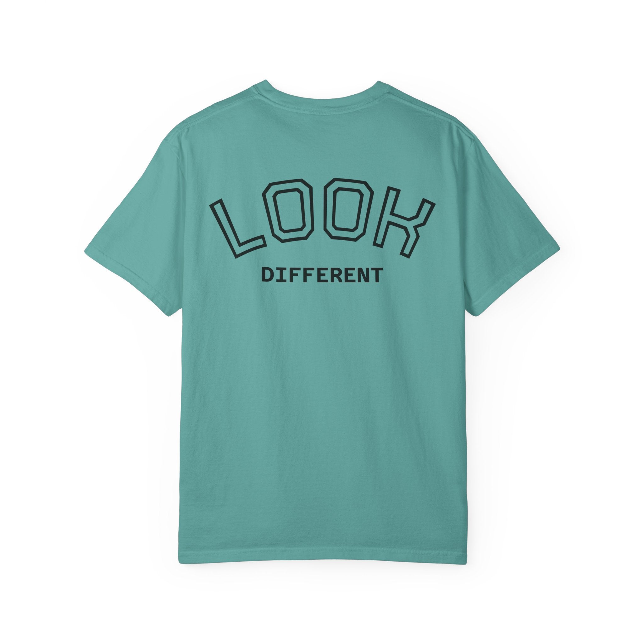 Cat Meme Graphic T-Shirt — "God knew I'd be too powerful if I had social skills" | Look Different Back Print