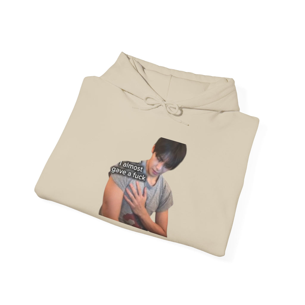 Hug Comfort Hoodie - 'Someone Else’s Jacket' Photo Graphic Sweatshirt
