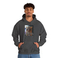 Hoodie — Funny Cat Meme ‘I’d Be Two Weeks Ahead If I Had Social Skills’ (Look Different Back)