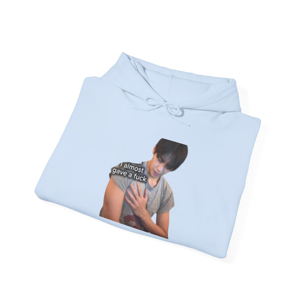 Hug Comfort Hoodie - 'Someone Else’s Jacket' Photo Graphic Sweatshirt