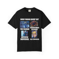 Meme Group-Character Graphic T-Shirt — "Every Friend Group Got" Front & "LOOK Different" Back