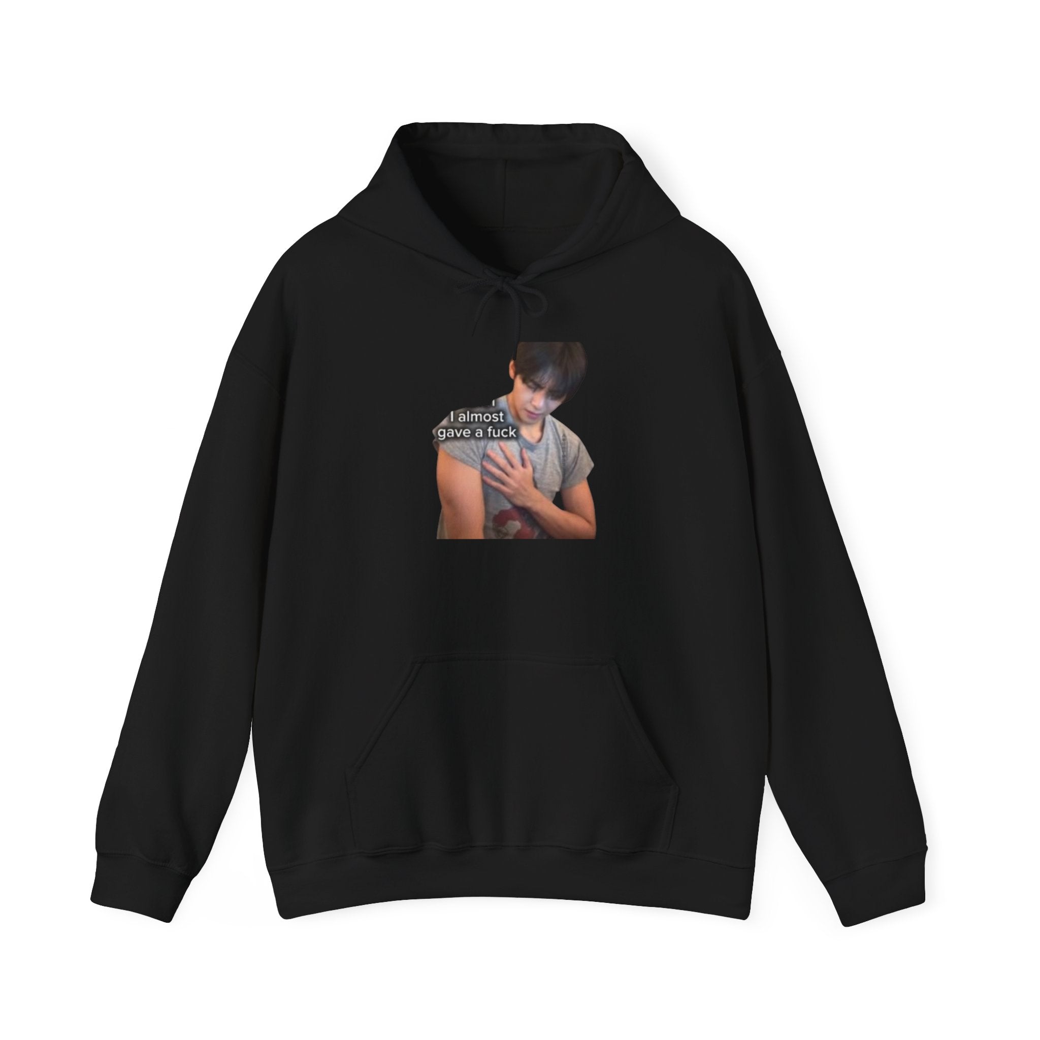 Hug Comfort Hoodie - 'Someone Else’s Jacket' Photo Graphic Sweatshirt