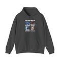 'Look Different' Graphic Hoodie — Vintage Collage Crewneck Sweatshirt