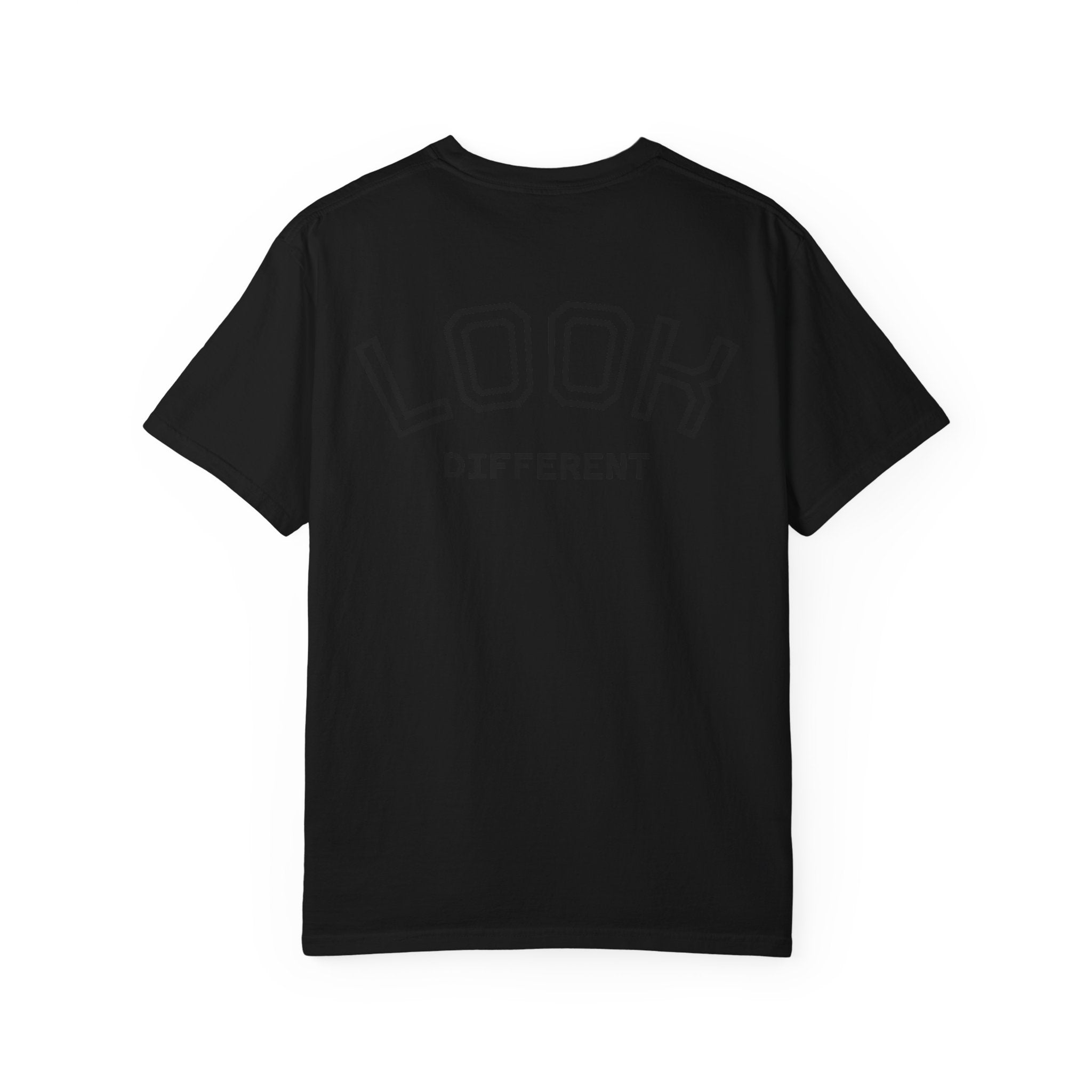Cat Meme Graphic T-Shirt — "God knew I'd be too powerful if I had social skills" | Look Different Back Print